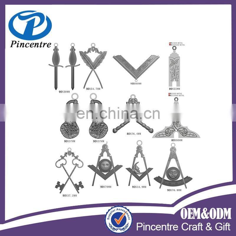 custom No MOQ wholesale masonic products collar jewels/masonic collar chain jewels in store