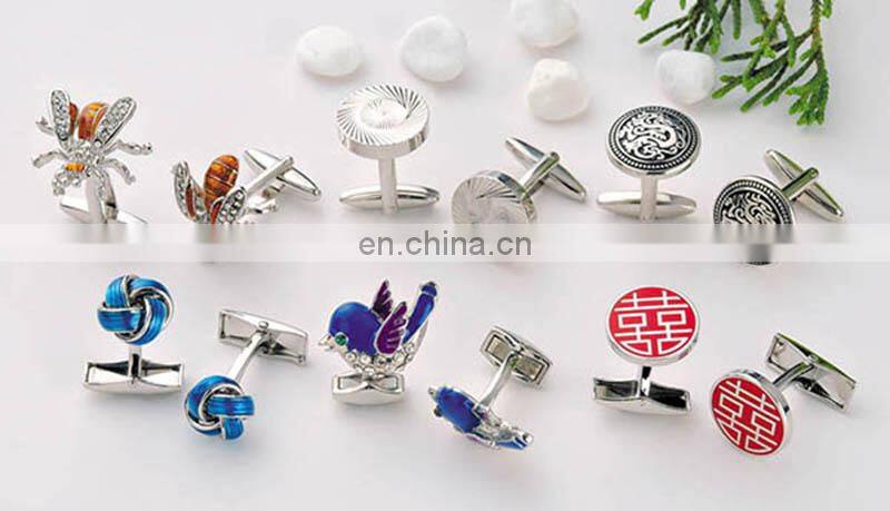 simple fashion wholesale metal cufflinks gifts