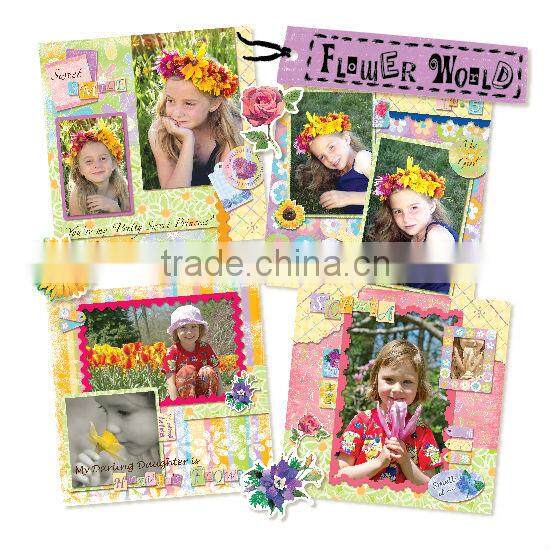 DIY Craft Set Sweet Memories Spring Flower Scrapbook Kit