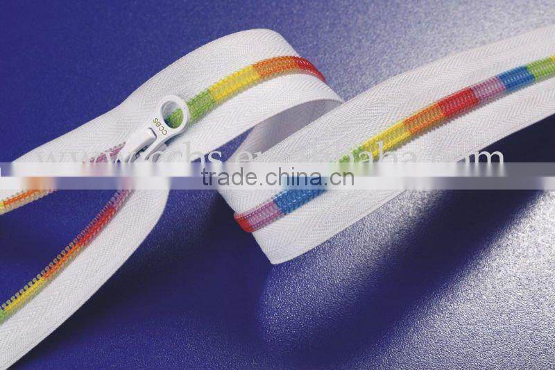 High Quality No.10 Fashion Rhienstone Plastic Zipper