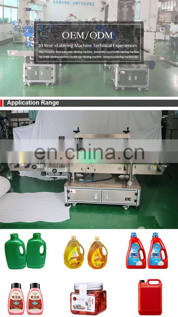 Automatic Bottle Labeler The Labeling Machine for Round Bottle or Flat Bottle Side Label Machine