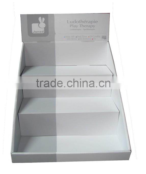 Cardboard cigarette counter display/small cardboard counter display stands PDQ/Table cardboard counter display stand