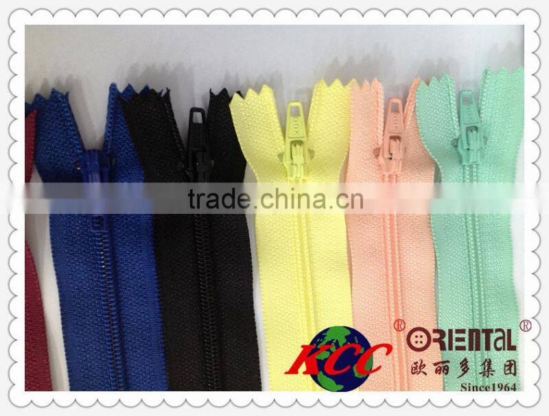 5 inch 3# dyeable tape nylon zipper KCC zipper