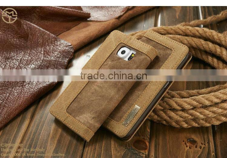 For Samsung Galaxy S6 Case, Book Style Flip Leather Case Cover for Samsung Galaxy S6