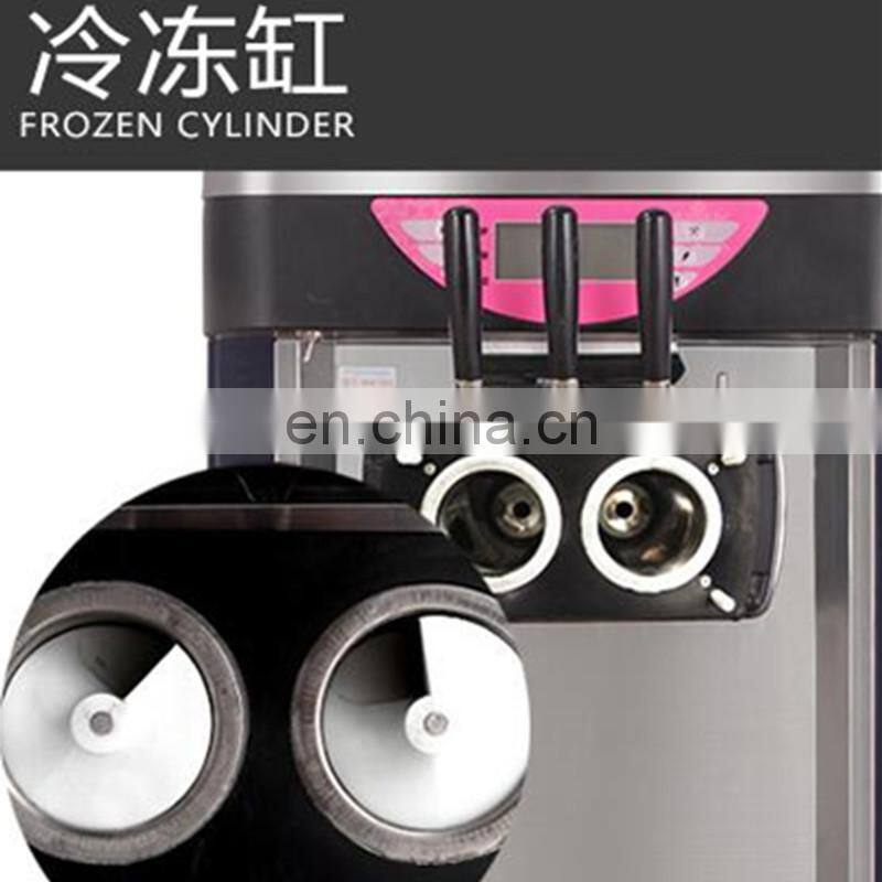 Soft serve italian gelato commercial ice cream making machine