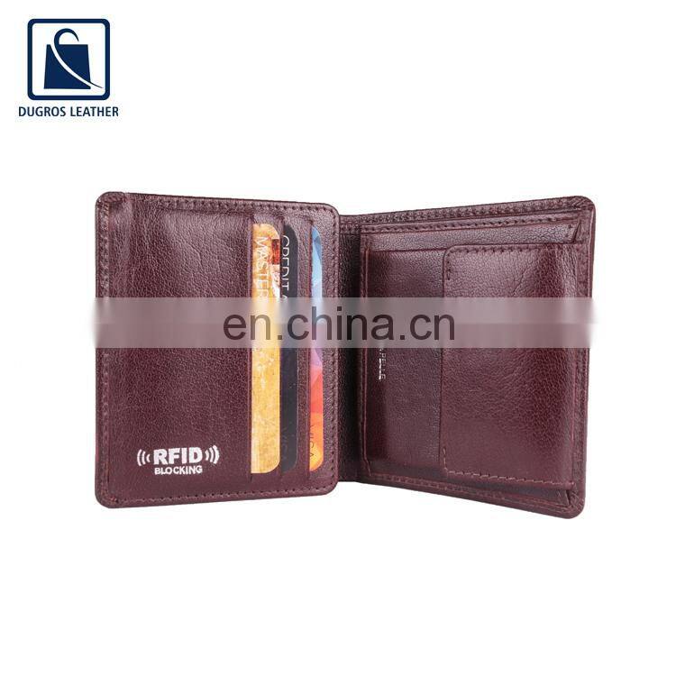 Huge Demand on Top Quality Fashion Style RFID Genuine Leather Wallet for Men