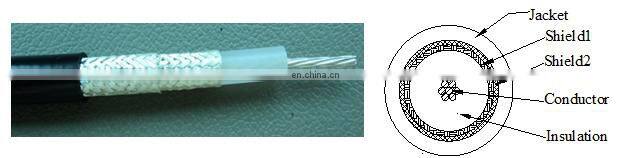 50 Ohm Double Shield Coax Cable RG214 Coaxial Cable