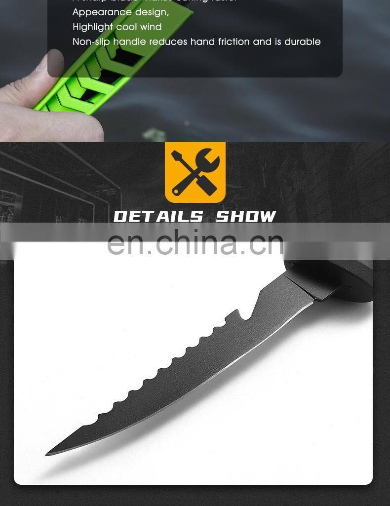 High Quality Outdoor Sports Equipment Knives For Fishing Willet Knife Fishing TPR&ABS Handle Black