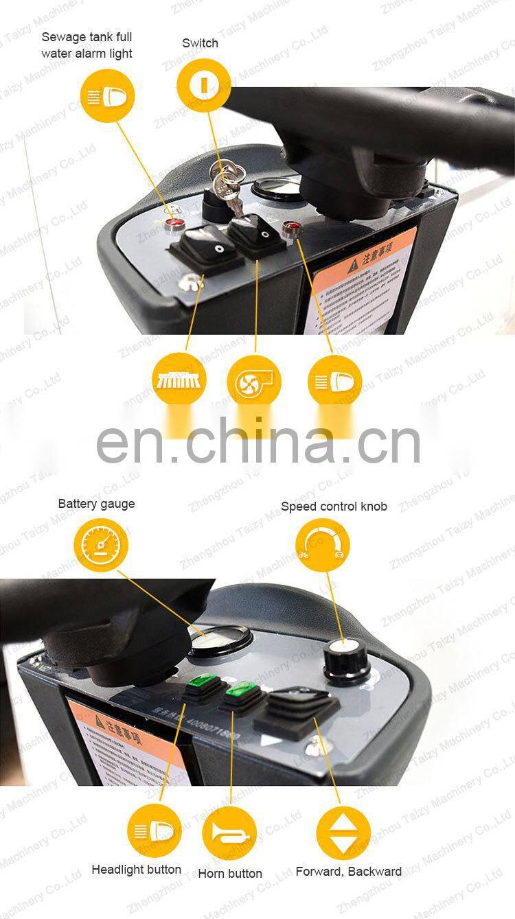 Floor Scrubber New Developed Ride-On Road Street Sweeper Machine