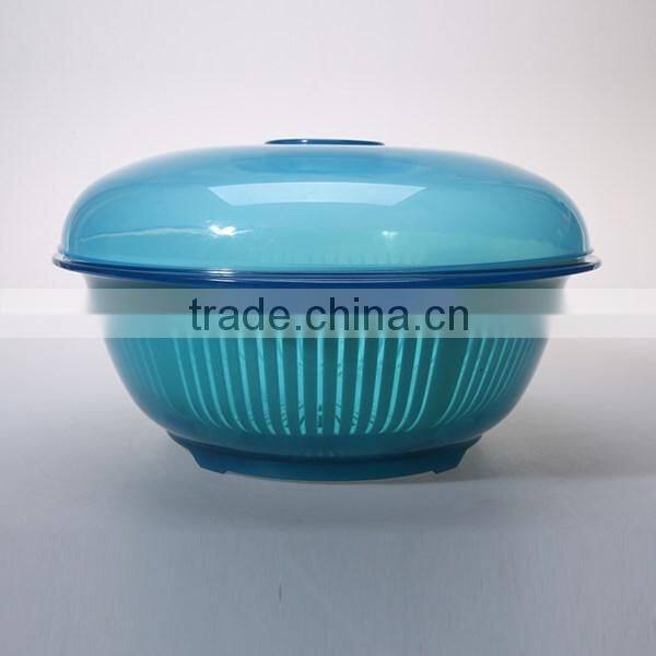 35cm Round plastic colander strainer with lid