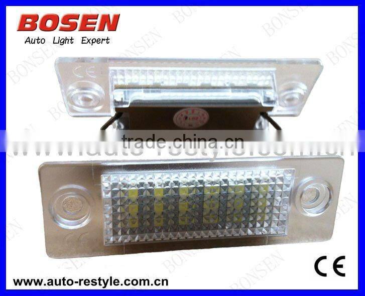 Touran LED number plate light/led license plate lamp
