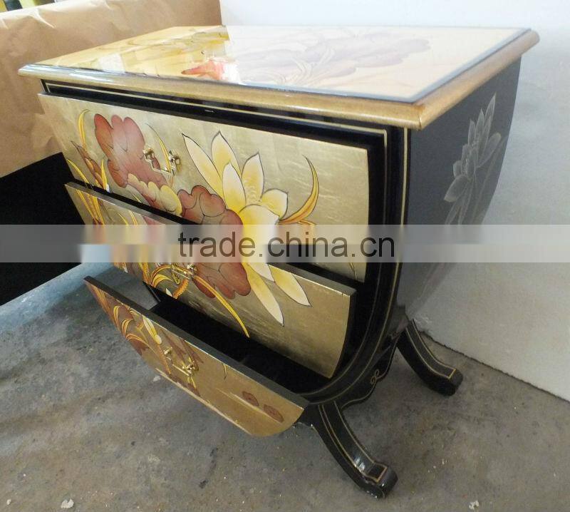 antique colorful storage cabinet for home/show room