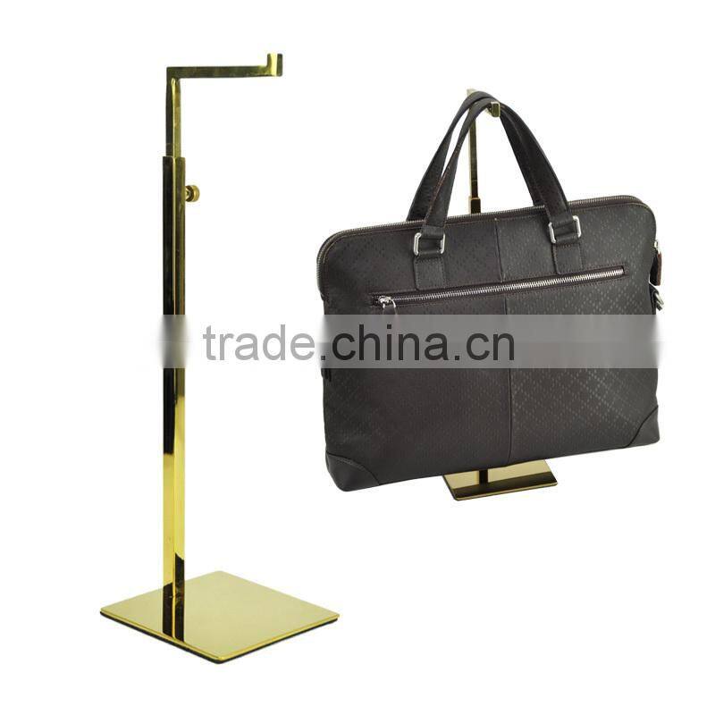 Metal Polish Gold Handbag Stand Handbag Display Stand