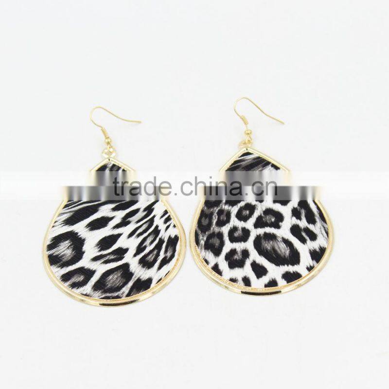 12 Pairs A Lot Mixed Wholesale Charm Multi Colors Tear Drop Design Leopard Ear Cuff Earrings
