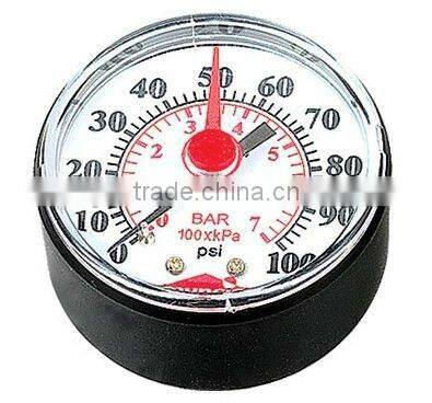 50mm Standard Pressure Gauge with adjustable red indicative pointer
