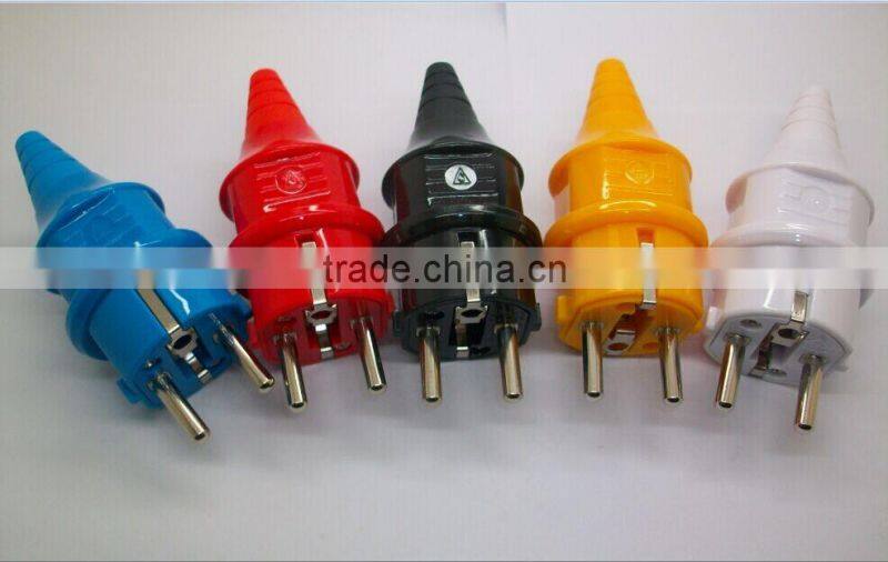 High Quality Home/Industrial/Factory Schuko waterproof plug/germany type ac power plug/Germany waterproof plug&socket