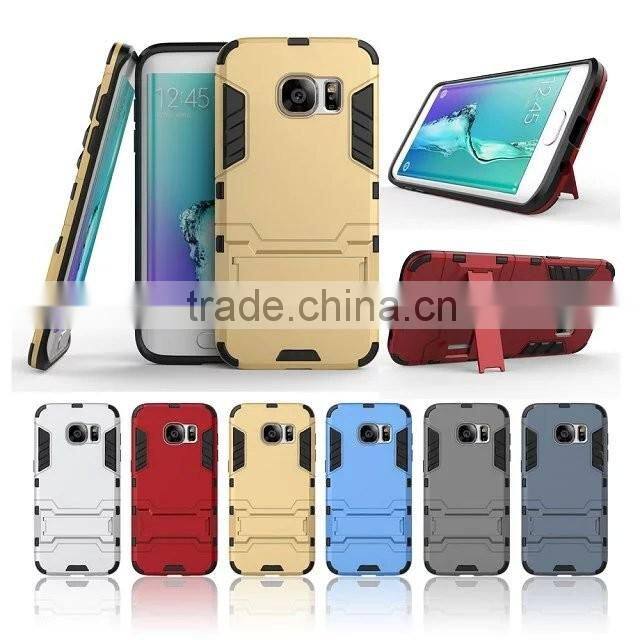 For SAMSUNG on5 on7 s5 s6 A7 A8 A9 A9 Pro s7 edge s7 PC+TPU 2 in 1 Dual Combo Shield Case Armor Case Hybrid Kickstand Cover Case
