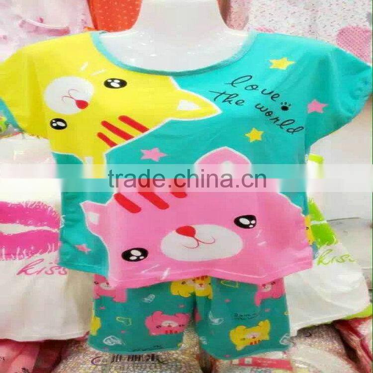 1.42USD Factory New Design Wholesale Ladies Lady Printed Sexy Cotton Assorted Designs Ladies Sexy Short Pajamas ( kckttz015)