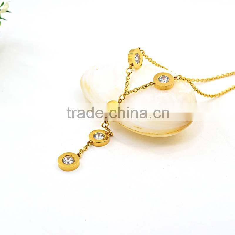 Fashion Jewelry 2016 Gift Models Of Gold Chains Tassle Necklace