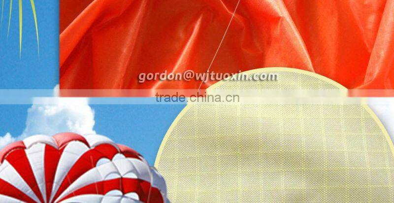 High Strength light weight Nylon Ripstop Fabric for Parachute