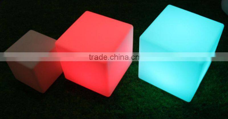 LED light decotative cube with remote control C002