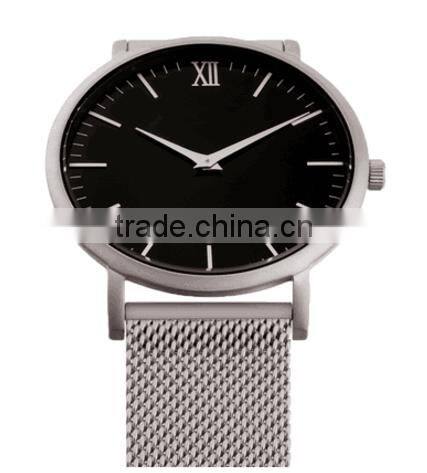 Alibaba Express Hot Sale Custom Fancy Fashion Mesh Strap Watch For Man