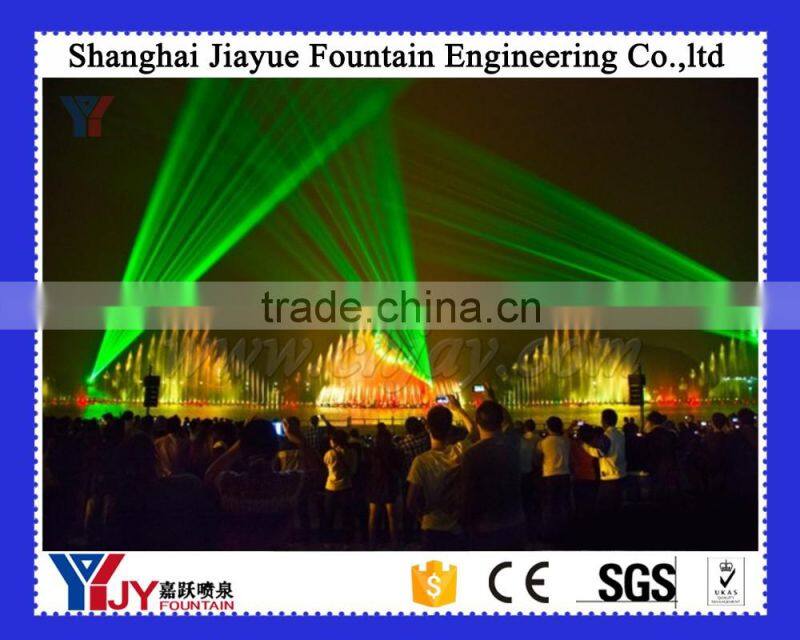 Water curtain laser