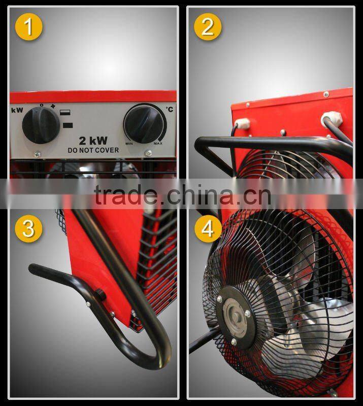2kw-9kw industrial fan heaters