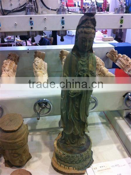 4 axis multi head cnc router engraver machine