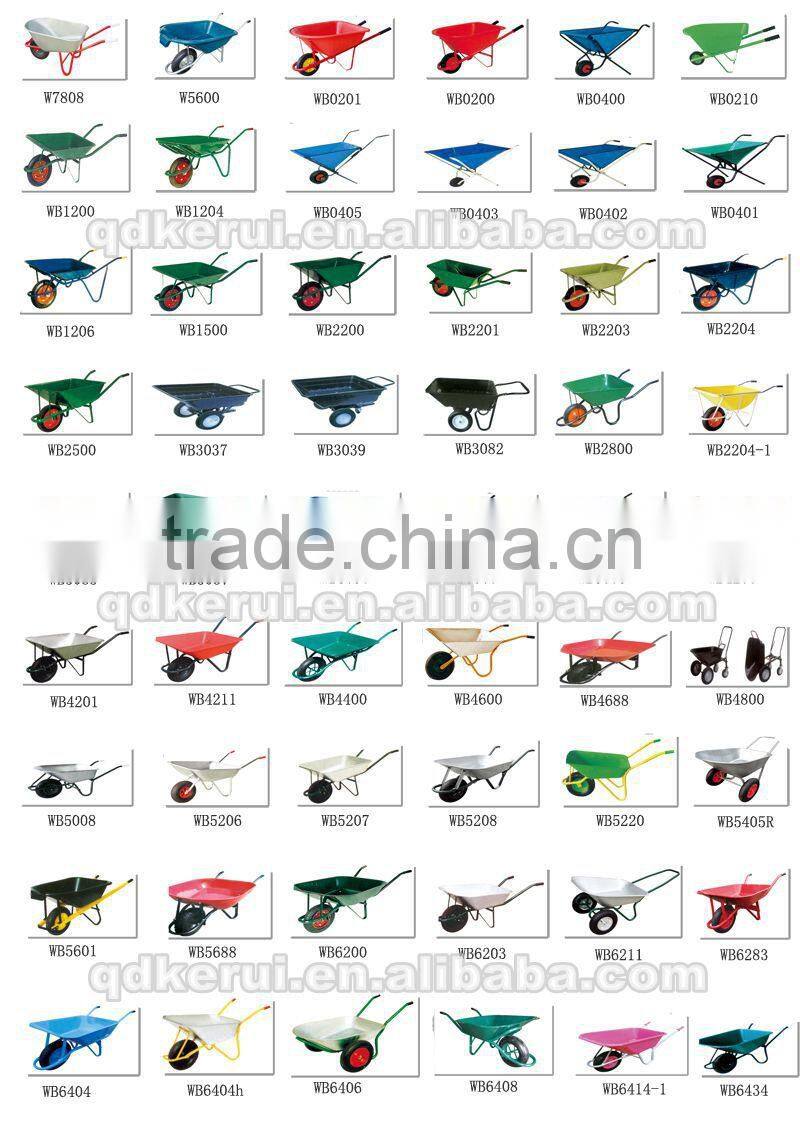 wheel barrow wb6400 wb6200 wb3800 wb5206 building work steel wheelbarrow