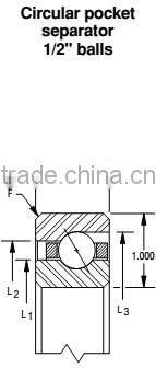 KG220AR0 Reail-silm Thin-section bearings (22x24x1 in) High rigidity slewing ring bearing china direct