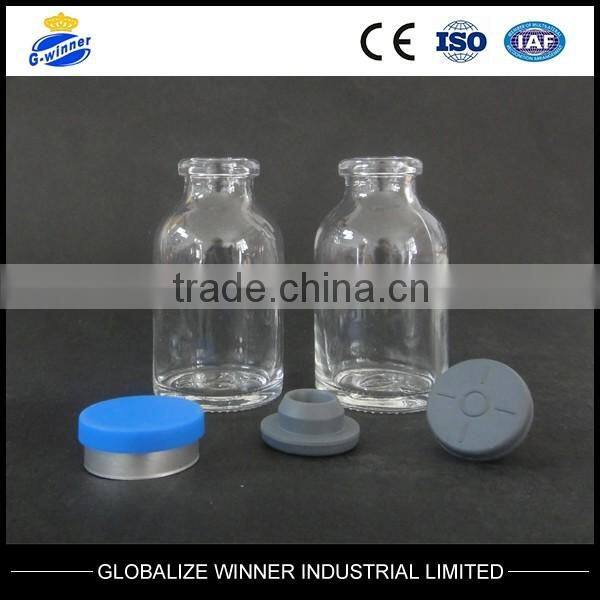 amber clear glass vials type ii type iii with crimp cap