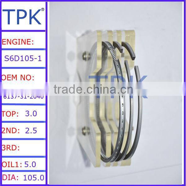 6620-31-2030 6620-31-2020 for komatsu NH220 piston ring