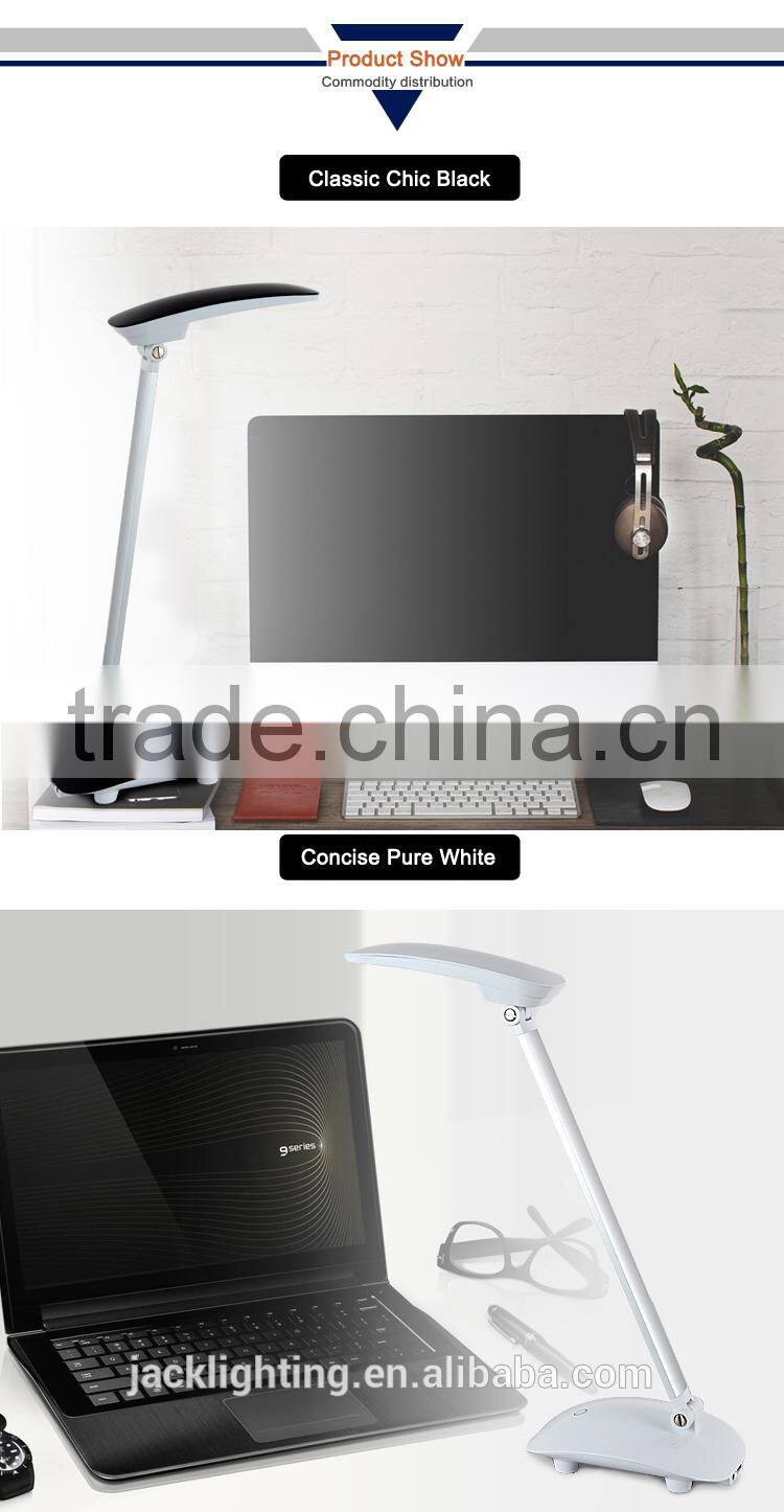 USB Port aluminium 4W Foldable Table Lamp Reading Lamp Work Light JK822T Rechargeable