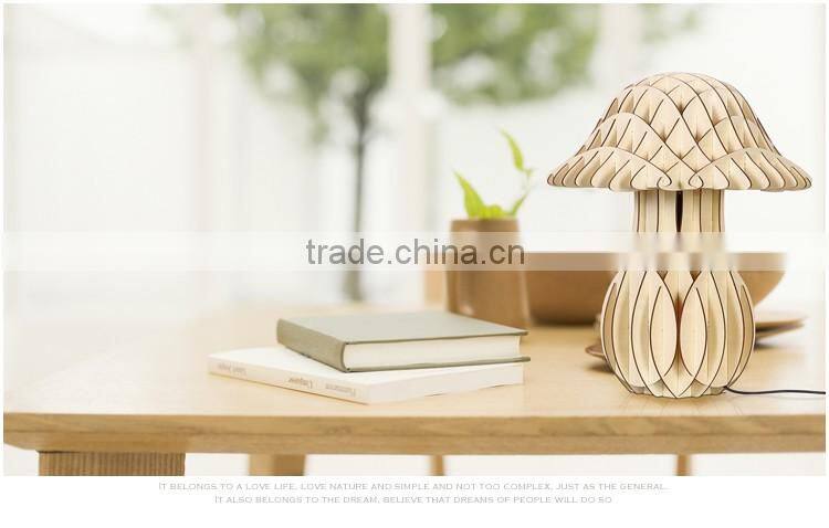 LED Wood table lamp LED Wooden table Light JK-879-13 2016 new style gloss wooden finish table lamp
