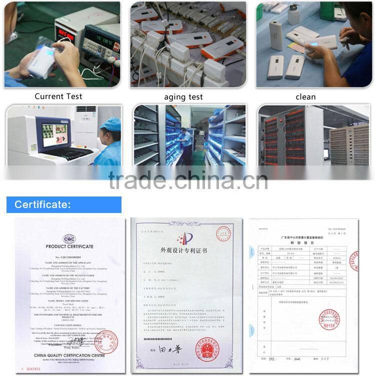 import mobile phone accessories wholesale Oem power bank with led charge indicator