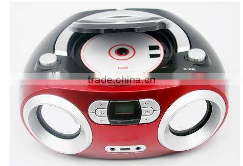 portable boombox CD player support bluetooth usb