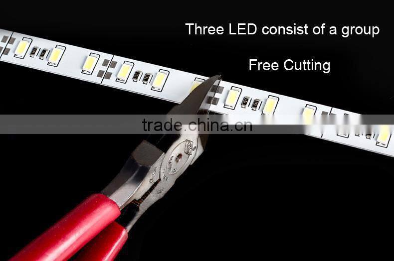 High performance True white & Warm white IP60 12V 5630 rigid strip light
