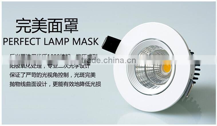 LED Ceiling Light Spotlight COB 3w 5w 7w 10w 15w 20w 30w Dimmable LED Downlight