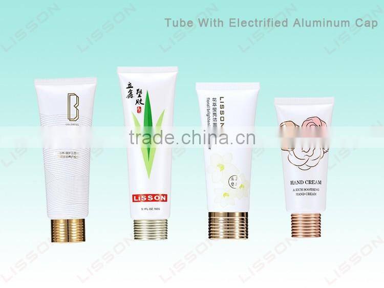 Body Cream Cosmetic Packaging Tube With Gold-Pkated