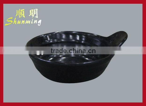 Melamine bowl with handle