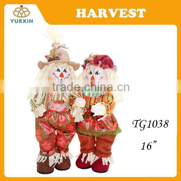 Harvest Garden Status,Decorative Harvest Scarecrows