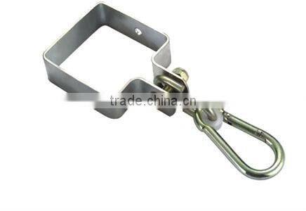 Galvanized Square Colllar swing Hook With Snap Hook In China Rigging Manufacturer