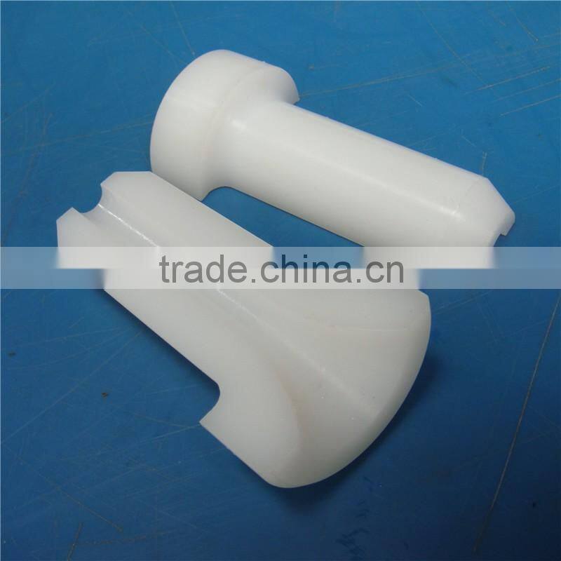 wholesale CNC maching plastic OEM & ODM white polyethylene uhmwpe cup holder