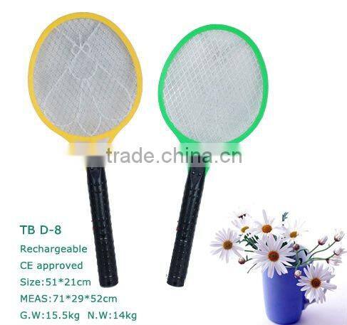 Rechargeable electronic mosquito swatter