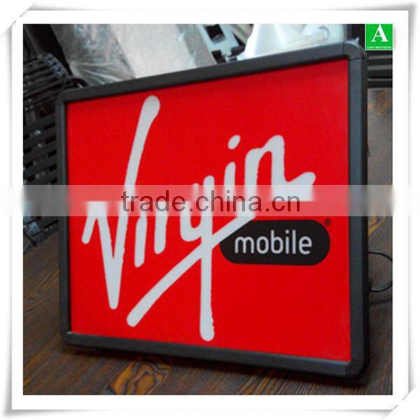 Vacuum form PMMA advertising display light box