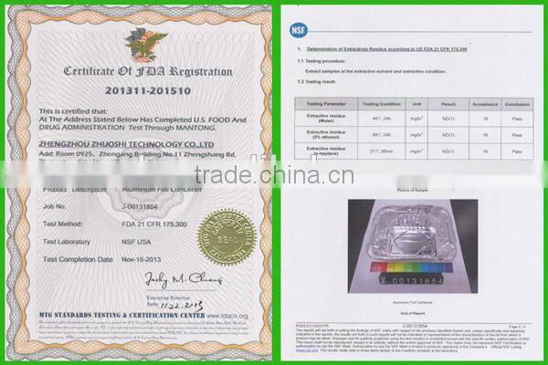 plain round foil container exported to Columbia