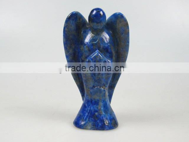 wholesale gemstone angels Sodalite carved angel