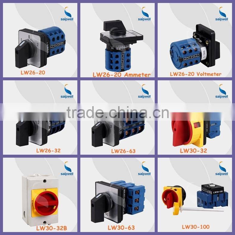 SAIP/SAIPWELL China 63A Electrical Rotary Potentiometer with Switch
