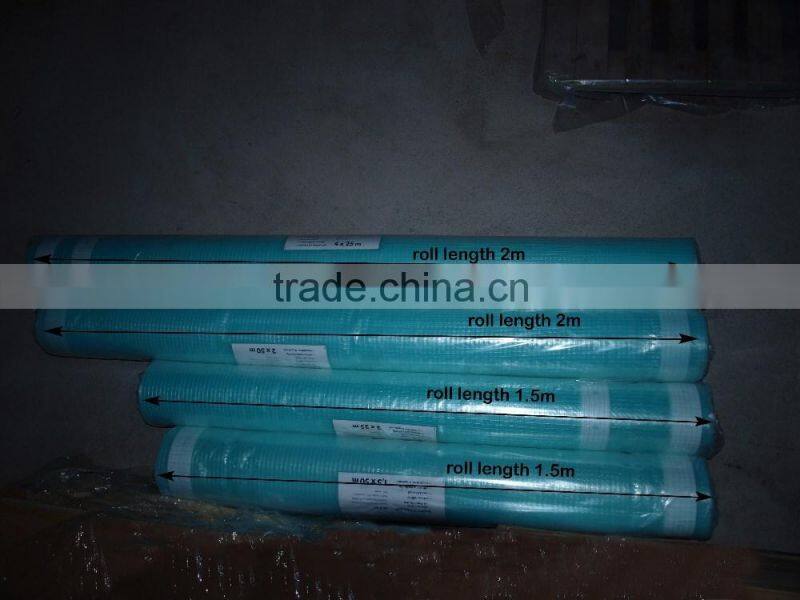 HDPE clear leno pe tarpaulin/film for scaffolding sheet with reinforced border